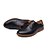 baratos Sapatos Oxford para Homem-Homens Sapatos formais Tule Primavera / Outono Oxfords Preto / Marron / Azul / Festas &amp; Noite