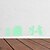 abordables Autocollants muraux-Loisir Stickers muraux Stickers muraux lumineux Stickers muraux décoratifs,vinyl Matériel Amovible Décoration d&#039;intérieur Wall Decal