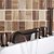 Недорогие Смесители для ванны-Смеситель для ванны - Традиционный Начищенная бронза Римская ванна Керамический клапан Bath Shower Mixer Taps / Латунь / Три ручки пять отверстий