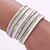 cheap Bracelets-Wrap Bracelet Leather Bracelet Layered Bohemian European Fashion Boho Multi Layer Leather Bracelet Jewelry White / Black / Blue For Party Daily Casual