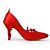 זול נעלי עקב לנשים-בלרינה\עקבים-נשים-נעלי חתונה-עקבים / שפיץ-חתונה / שמלה / מסיבה וערב-אדום