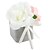 baratos Bouquets de Flores para Noiva-Bouquets de Noiva Alfinetes de Lapela Casamento / Festa / Noite Cetim 4.72&quot;(Aprox.12cm)