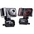 baratos Webcams-USB 2.0 de webcam CMOS de 1,3 milhões de 1280 * 960 45fps vermelho / preto