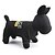 preiswerte Hundekleidung-Katze Hund T-shirt Welpenkleidung Polizei / Militär Modisch Hundekleidung Welpenkleidung Hunde-Outfits Schwarz Kostüm für Mädchen und Jungen Hund Terylen XS S M L