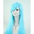 cheap Synthetic Trendy Wigs-Synthetic Wig Straight Straight Wig Long Blue Synthetic Hair Women&#039;s Blue