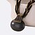 preiswerte Halsketten-Modische Halsketten Anhängerketten Schmuck Alltag / Normal Vintage Aleación / Acryl / StrassDunkelblau / Fuchsie / Schwarz / Gelb / Rot /