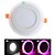 Недорогие Светодиодные встраиваемые светильники-6W Потолочный светильник 5500-6500K lm Естественный белый / Фиолетовый SMD 2835 Регулируемая / Декоративная / Водонепроницаемый AC 85-265