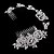 voordelige Bruiloft Zendspoel-Crystal Tiaras / Headbands / Hair Combs with Floral 1pc Wedding / Special Occasion / Anniversary Headpiece / Flowers