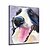 tanie Obrazy ze zwierzętami-Hang-Malowane obraz olejny Ręcznie malowane - Zwierzęta Klasyczny Fason europejski Nowoczesny Pasterski Realistyczne Śródziemnomorskie