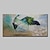 رخيصةأون لوحات الطبيعة-هانغ رسمت النفط الطلاء رسمت باليد أفقي مناظر طبيعية الحديث مع إطار