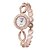 preiswerte Modeuhren-Damen Uhr Armband-Uhr Quartz Japanischer Quartz Legierung Silber / Rotgold / Analog Glanz Elegant Silber Rotgold