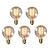 abordables Ampoules incandescentes-5pcs 40 W E26 / E27 G95 Blanc Chaud 2300 k Rétro / Intensité Réglable / Décorative Ampoule incandescente Edison Vintage 220-240 V