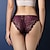 cheap Sexy Bodies-Women&#039;s Panties Solid Colored Lace Wine White / Sexy / Brief