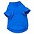 economico Vestiti per cani-Gatto Cane T-shirt Vestiti del cucciolo Animali Leone Di tendenza Abbigliamento per cani Vestiti del cucciolo Abiti per cani Traspirante Blu Costume per ragazza e ragazzo cane Cotone XS S M L