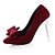 זול נעלי עקב לנשים-נעלי נשים-עקבים-פליז-עקבים-שחור / ירוק / בורגונדי-קז&#039;ואל-עקב סטילטו