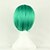 cheap Costume Wigs-Europe And The United States A Cosine Color Wig BoBo Green 10 Inch High Temperature Short Straight Hair Silk Wig
