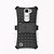 olcso Mobiltelefon tokok &amp; Képernyő védők-Case Kompatibilitás LG Nexus 5 / LG G2 / LG G3 LG tok Ütésálló / Állvánnyal Fekete tok Páncél Kemény PC mert / LG G4 / LG K10