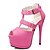 billige Sandaler til kvinder-Damer Sko Fleece Sommer Sandaler Stilethæl Med Nitte Til Afslappet Sort Grå Lys pink Bourgogne