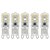 ieftine Lumini LED Bi-pin-5pcs 4 W Becuri LED Bi-pin 300-400 lm G9 T 14 LED-uri de margele SMD 2835 Intensitate Luminoasă Reglabilă Decorativ Alb Cald Alb Rece Alb Natural 220-240 V 110-130 V / 5 bc / RoHs