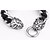 preiswerte Herrenarmbänder-Herrn Bettelarmband Tier Panther Personalisiert Punk Edelstahl Armband Schmuck Silber Für Alltag