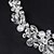 זול סטים של תכשיטים-בגדי ריקוד נשים כסף צלול סט תכשיטים עגילים תכשיטים כסף עבור חתונה Party אירוע מיוחד יוֹם הַשָׁנָה יום הולדת ארוסים