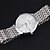 baratos Relógios da Moda-Casal Relógio Elegante Relógio Casual Quartzo Quartzo Japonês Relógio Casual Aço Inoxidável Banda Prata