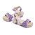 cheap Women&#039;s Sandals-Women&#039;s Shoes PU Summer Open Toe Sandals Casual Wedge Heel Others Blue / Pink / Purple