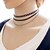 cheap Necklaces-Women&#039;s Choker Necklace / Tattoo Choker - Lace Tattoo Style, Fashion Black Necklace For Daily, Casual