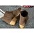 halpa Naisten saappaat-Bootsit-Matala korko-Naisten-Fleece-Musta Khaki-Rento-Saappaat