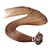 preiswerte Fusion-Haarverlängerungen-Fusion / U-Spitze Haarverlängerungen Glatt Echthaar Echthaar Haarverlängerungen Damen Dunkelblond
