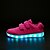 preiswerte Mädchenschuhe-Unisex / Jungen / Mädchen Komfort / Neuheit / Leuchtende LED-Schuhe Leinwand Sneakers Kleine Kinder (4-7 Jahre) Gerafft Rot / Blau / Leicht Grün Frühling