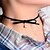 abordables Collier-Collier Choker / Ras de Cou Tattoo Choker Femme Imitation Diamant Noir Nœud Tatouage Style Simple Mode 13# # 11 # 12 Colliers Tendance Bijoux pour Soirée Quotidien Décontracté