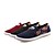 abordables Chaussures Sans Lacets &amp; Mocassins Homme-Homme Mocassins et Chaussons+D6148 Confort Tissu Printemps Automne Décontracté Marche Confort Talon Plat Noir Rouge Bleu Plat