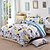 cheap Contemporary Duvet Covers-Duvet Cover Sets Solid 4 Piece Poly/Cotton Reactive Print Poly/Cotton 4pcs (1 Duvet Cover, 1 Flat Sheet, 2 Shams) (If Twin size, only 1