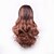 preiswerte Trendige synthetische Perücken-Synthetische Haare Perücken Locken Gefärbte Haarspitzen (Ombré Hair) Kappenlos Cosplay Perücke