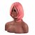 cheap Synthetic Trendy Wigs-Synthetic Wig Wavy Wavy Wig Pink Synthetic Hair Women&#039;s