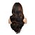 cheap Synthetic Trendy Wigs-Synthetic Wig Wavy Wavy With Bangs Wig Long Brown Synthetic Hair Women&#039;s Ombre Hair Highlighted / Balayage Hair Side Part Brown