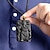 preiswerte Halskette-Herren Obsidian Anhänger Halskette Anhänger Modisch Achat Schwarz Modische Halsketten Schmuck Für Normal Alltag