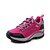 abordables Chaussures sport femme-Femme Chaussures Croûte de Cuir Printemps Eté Automne Confort Randonnée Talon Plat Lacet Pour Athlétique Violet Fuchsia