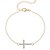 abordables Joyería religiosa-Mujer Cadenas y esclavas Cruz de lado Cruz damas Moda Legierung Pulsera pulsera Dorado / Plata Para Regalos de Navidad Diario Casual