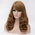cheap Synthetic Trendy Wigs-Europe And The United States Big Brown Wig Flax Volume 22 Inch Long Curly Hair