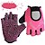 cheap Bike Gloves / Cycling Gloves-Bike Gloves / Cycling Gloves Breathable Anti-Slip Sweat-wicking Protective Half Finger Sports Gloves Mountain Bike MTB Green Blue Pink for Adults&#039; Fitness Gym Workout