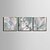 זול ציורי פרחים/צמחייה-ציור שמן צבוע-Hang מצויר ביד - פרחוני / בוטני מודרני סגנון ארופאי ללא מסגרת פנימית