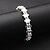 cheap Bracelets-Silver Clear Chain Alloy Bracelet Jewelry Silver For Wedding Party Special Occasion Birthday Engagement