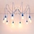abordables Éclairages grappe-Suspension 10 lumières 150 cm led métal e26 / e27 chaîne / cordon réglable coloré festival 110-120v 220-240v