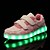 baratos Sapatos de Menino-Para Meninos Sapatos Couro Ecológico Primavera Conforto / Tênis com LED Tênis Caminhada Presilha / LED para Vermelho / Rosa claro / Azul