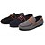 preiswerte Herrenpantoletten &amp; -slipper-Herrn Vlies Sommer Komfort Loafers &amp; Slip-Ons Blau / Schwarz / Grau