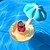halpa Ilmatäytteiset uimarenkaat ja -patjat-Puhallettava juomavettä Puhallettava uimapatja Puhallettava allas PVC Kesä kuppi פול 3 pcs Lasten Aikuisten