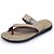 cheap Men&#039;s Slippers &amp; Flip-Flops-Men&#039;s Slippers &amp; Flip-Flops PU Summer Casual Walking Flat Heel Beige Brown