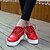 cheap Women&#039;s Oxfords-Women&#039;s Wedge Heel Athletic Casual Outdoor Leatherette Summer Winter Black / Red / Pink